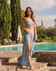 Sabina Maxi Skirt Blue Eyes