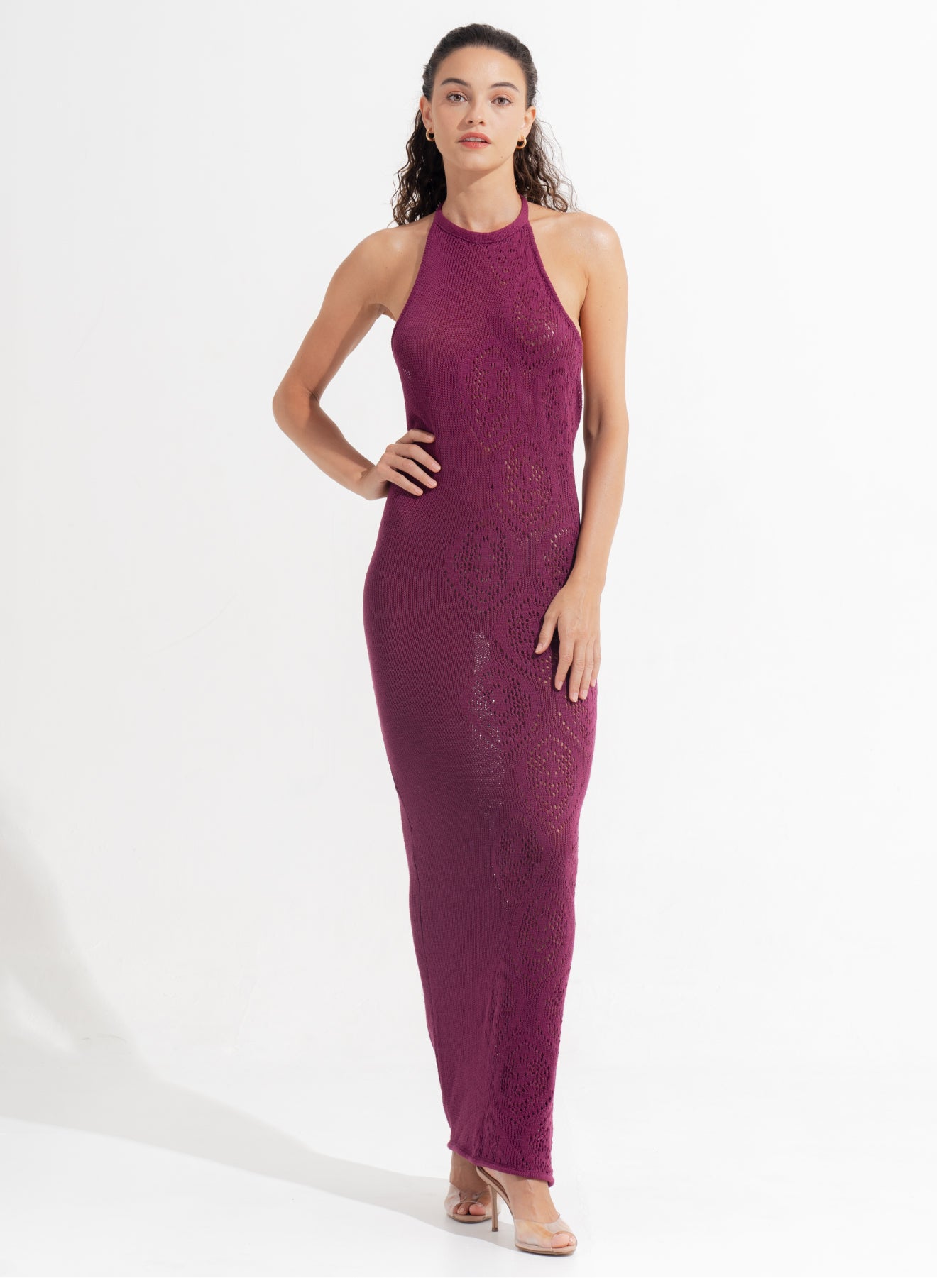 Celeste Maxi Dress Plum