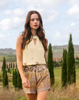 Cera Playsuit Clare Vanilla Custard