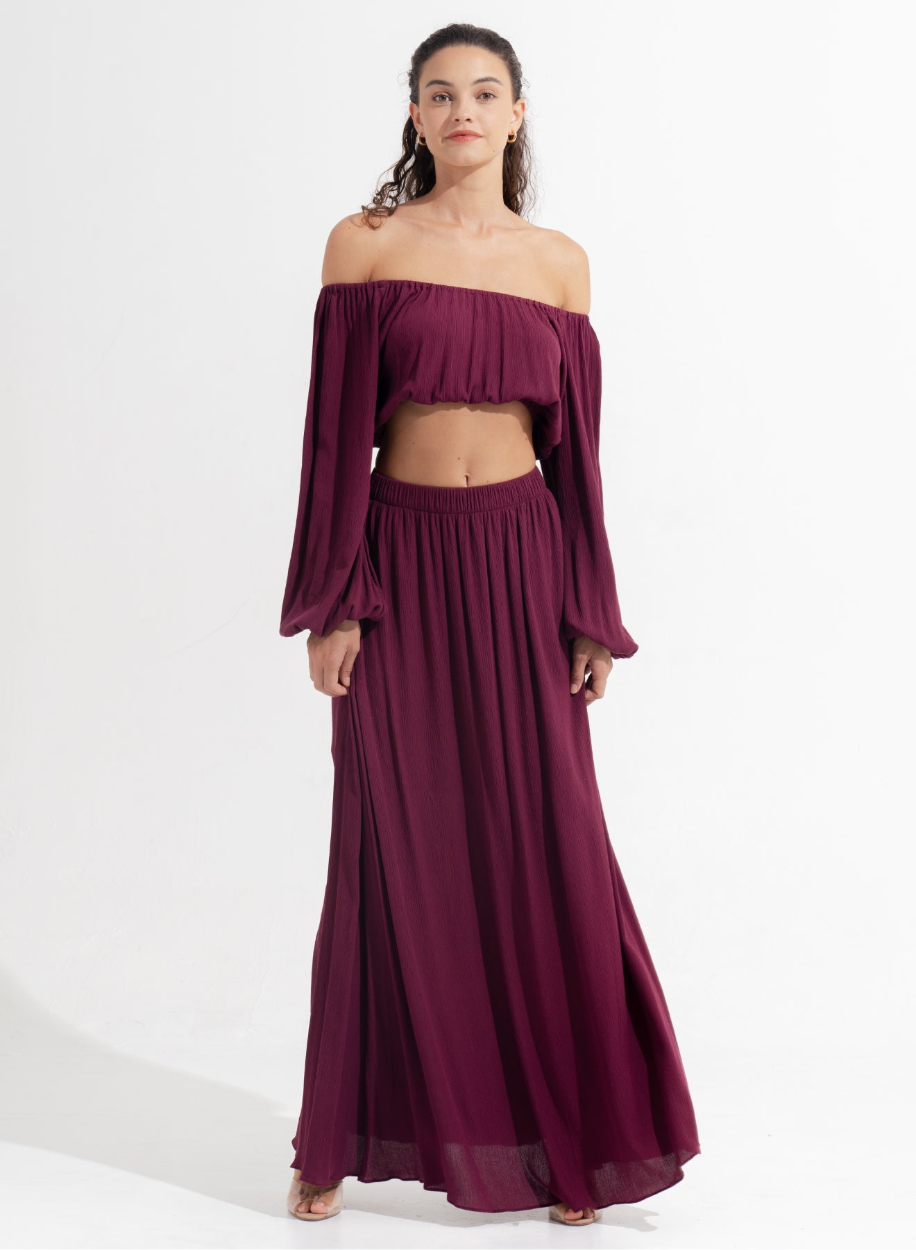 Abella Maxi Skirt Plum
