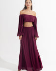 Abella Maxi Skirt Plum