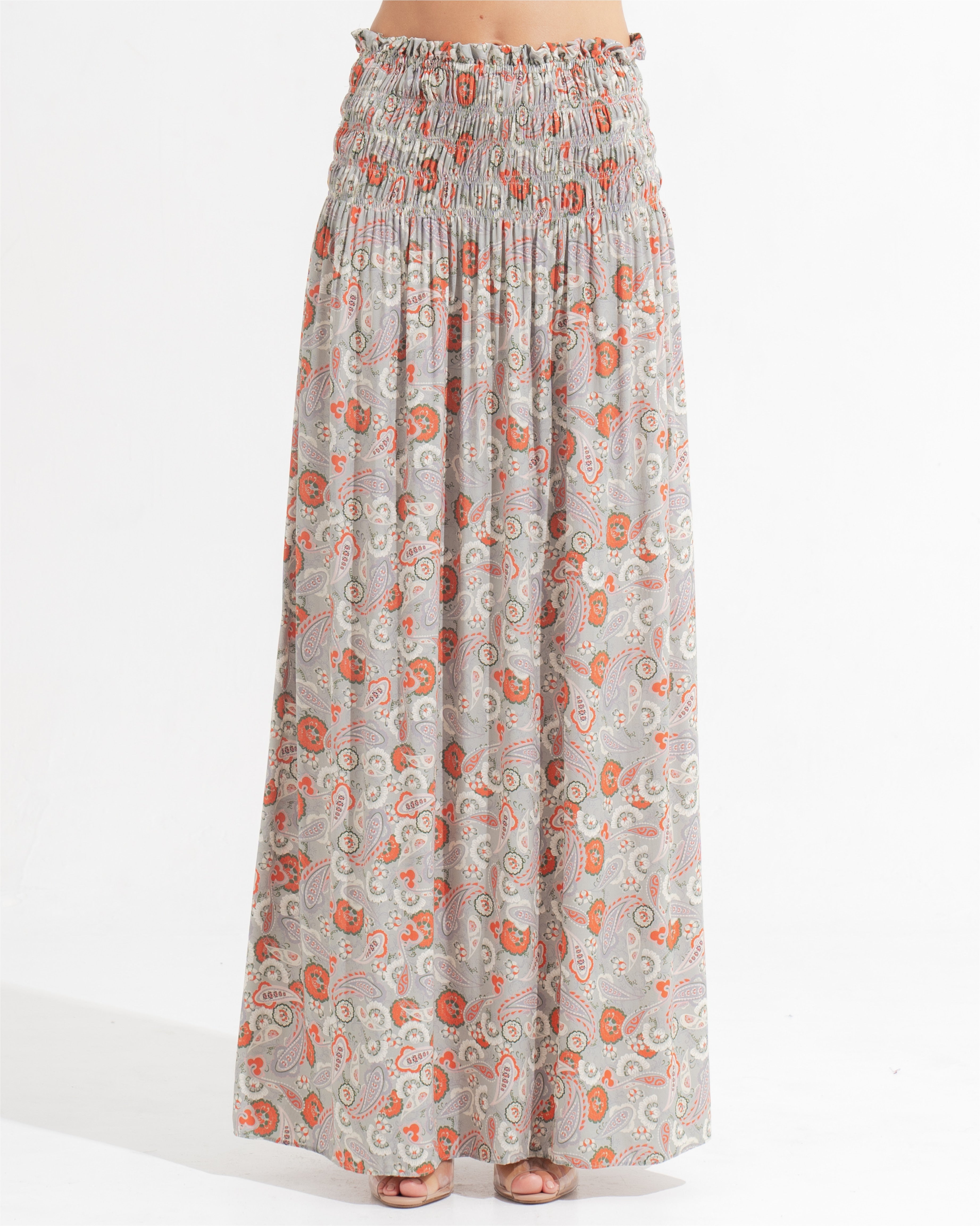 Illona Maxi Skirt Faina Abbey Stone