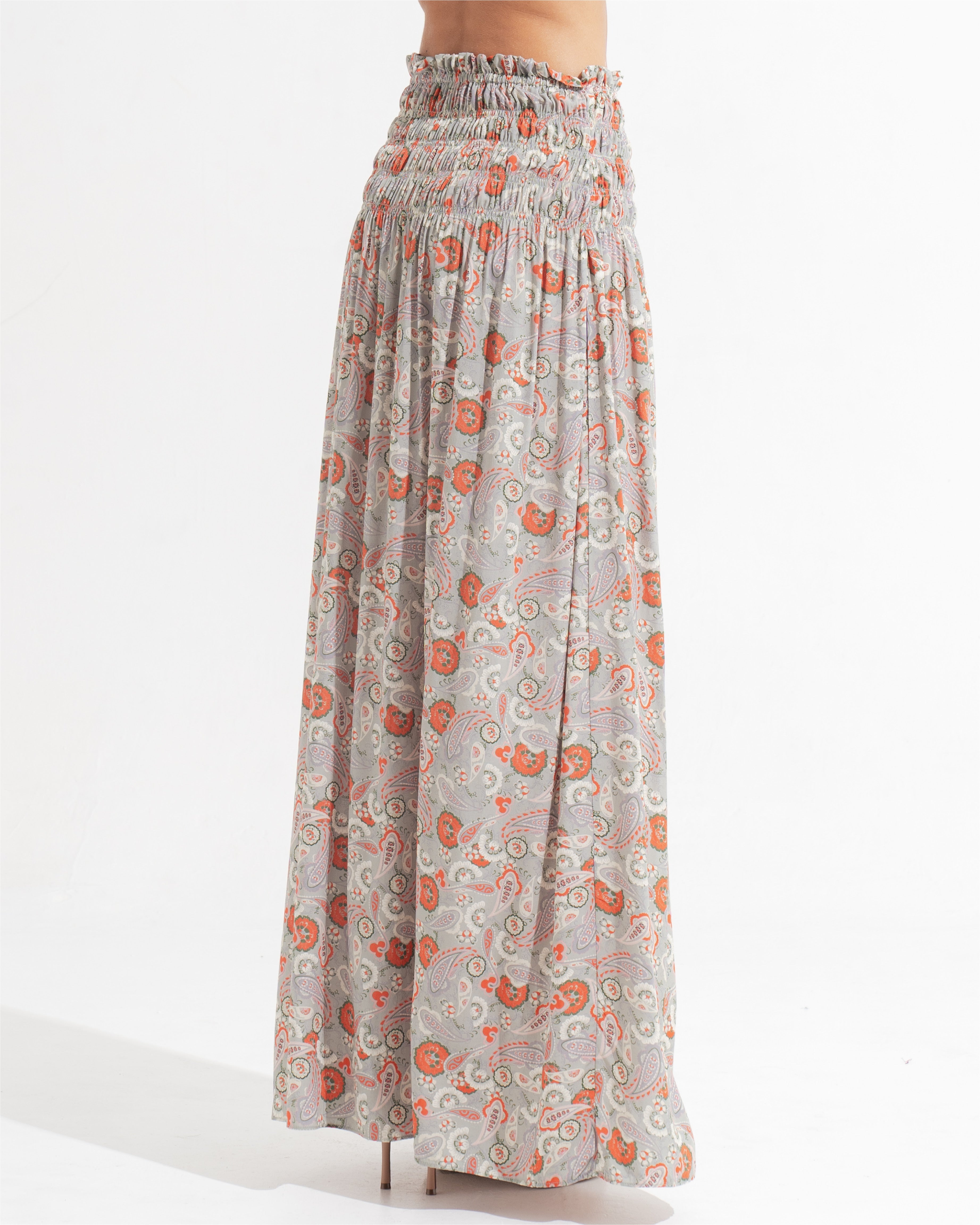 Illona Maxi Skirt Faina Abbey Stone