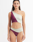 Jeanne Bikini Bottom Plum Matcha