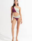 Jeanne Bikini Top Plum Matcha