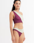 Jeanne Bikini Top Plum Matcha