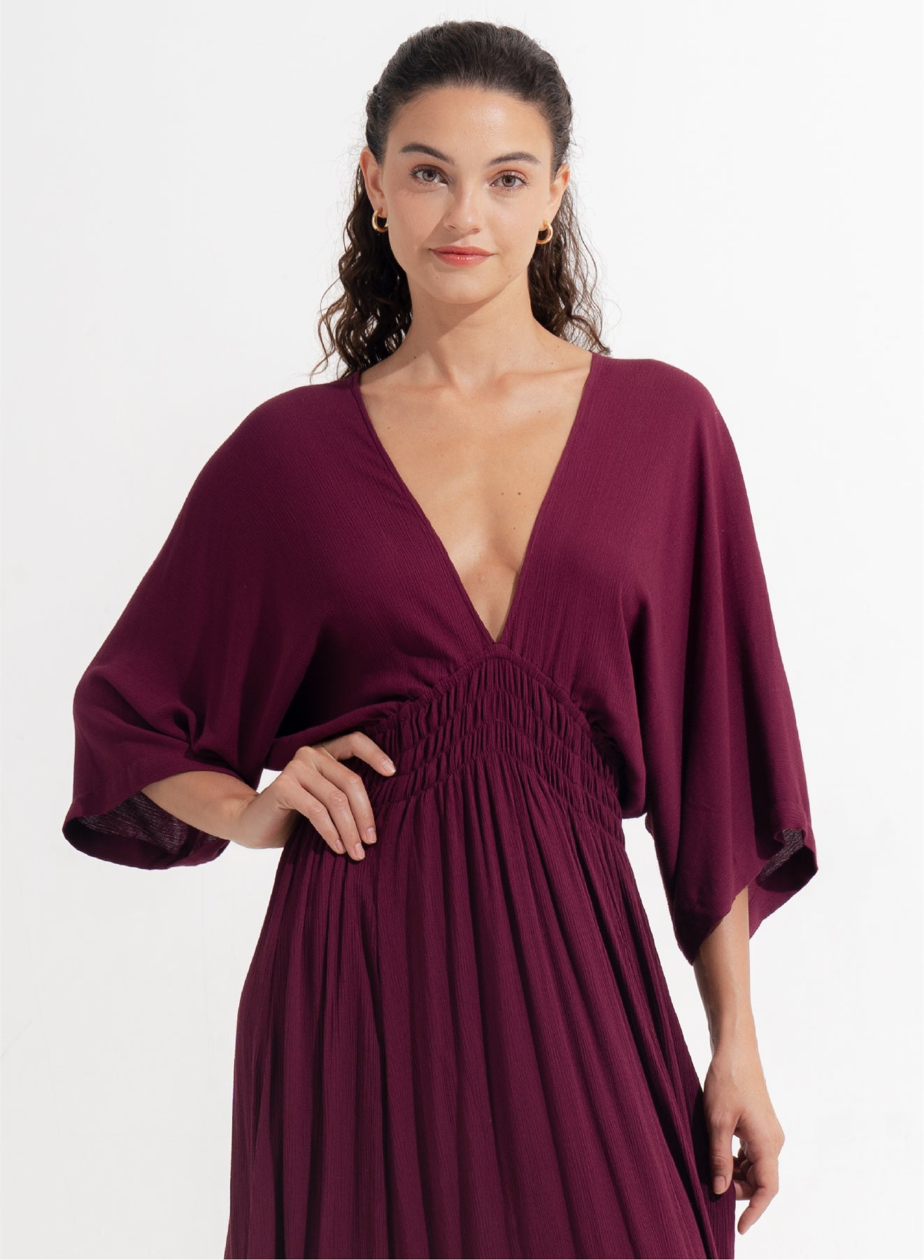 Lumi Maxi Dress Plum