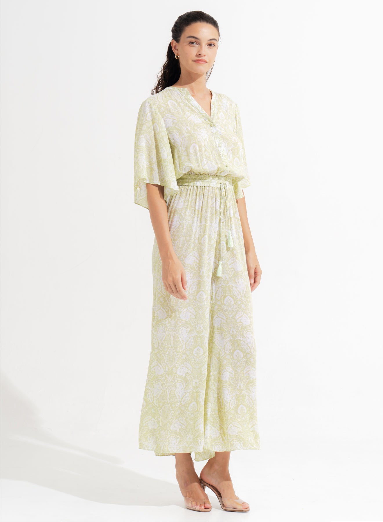 Lura Jumpsuit Leia Matcha