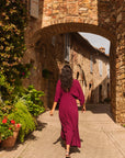Lumi Maxi Dress Plum