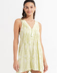 Mira Playsuit Leia Matcha