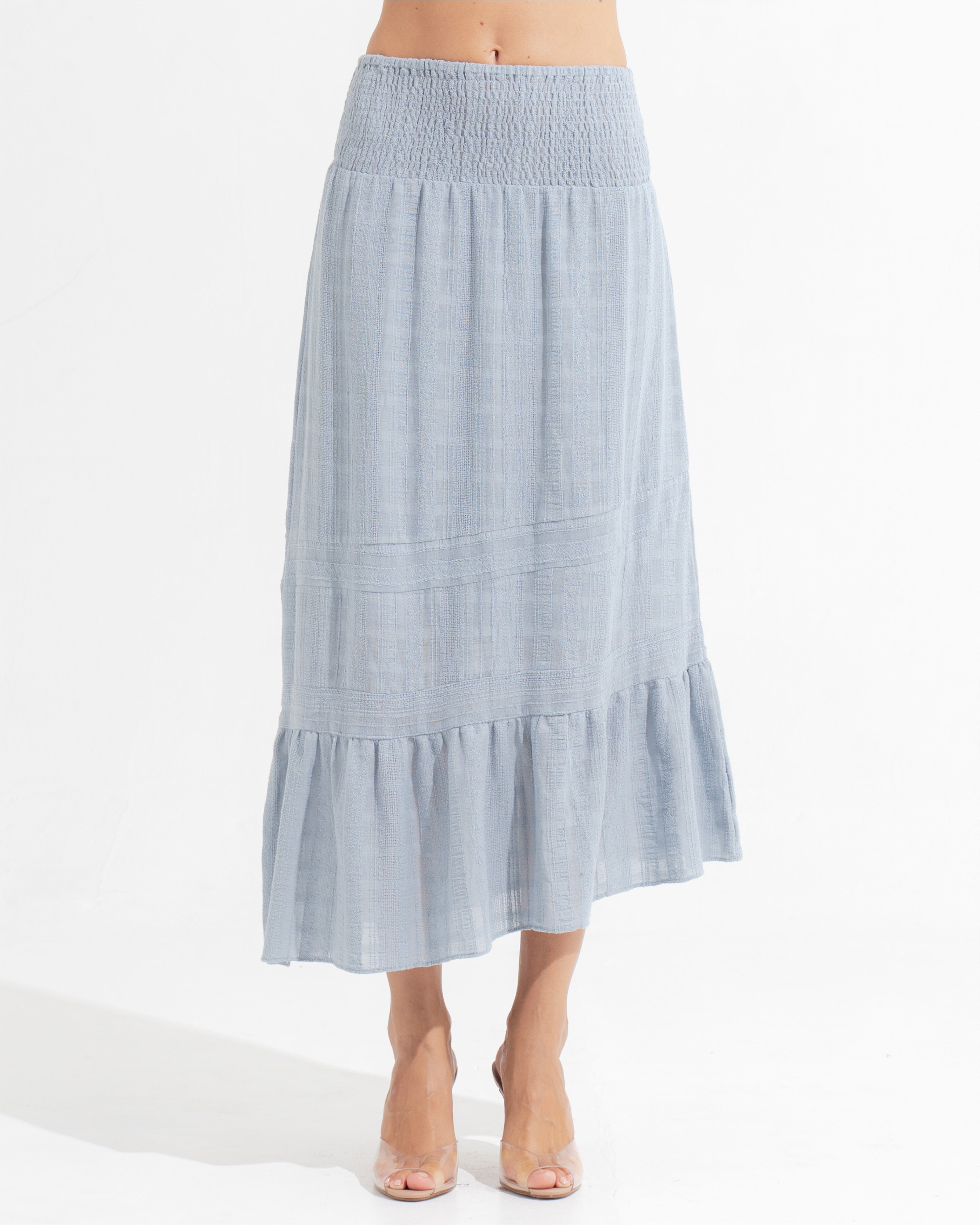 Nuez Midi Skirt Ash