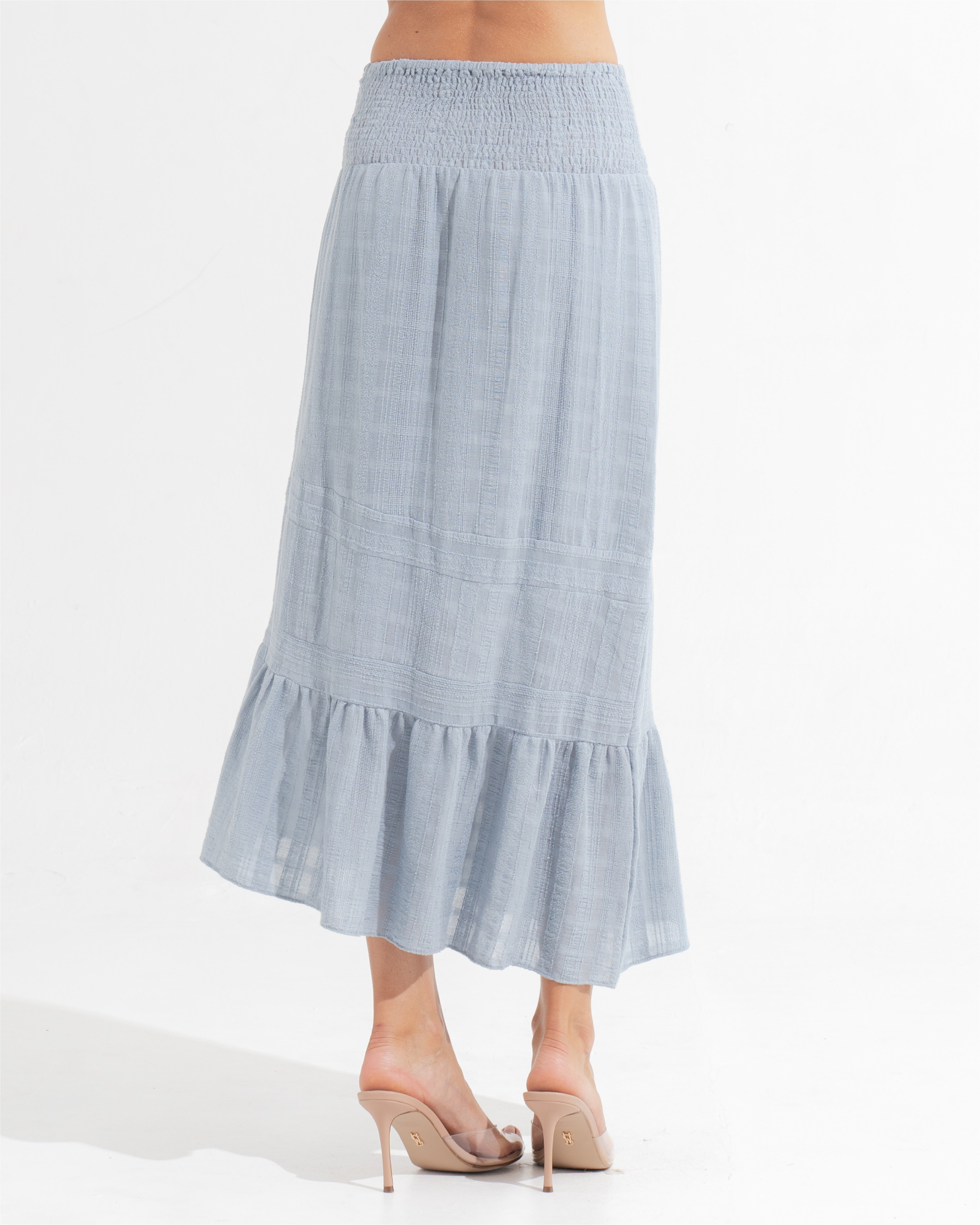 Nuez Midi Skirt Ash