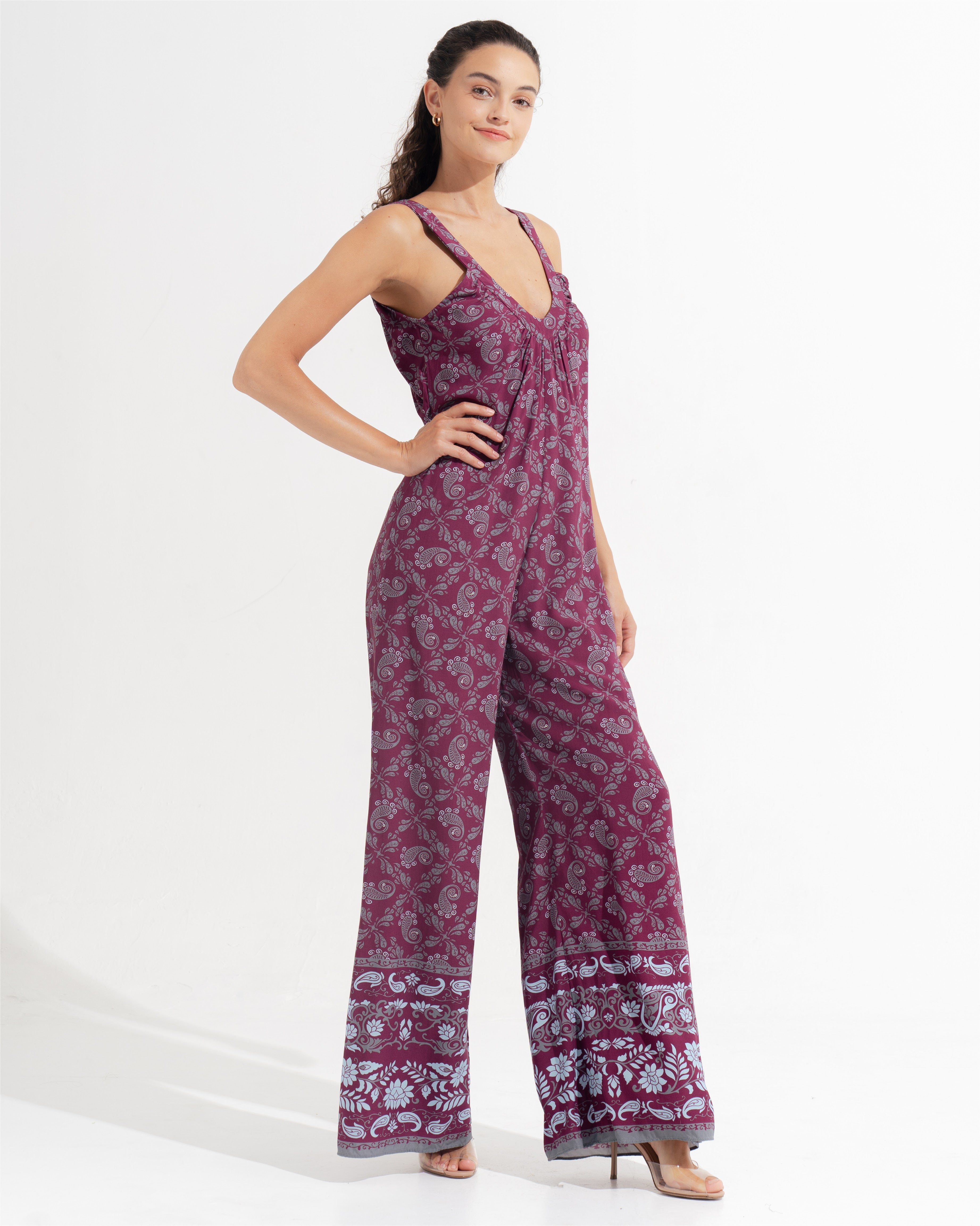Parisa Jumpsuit Giselle Plum