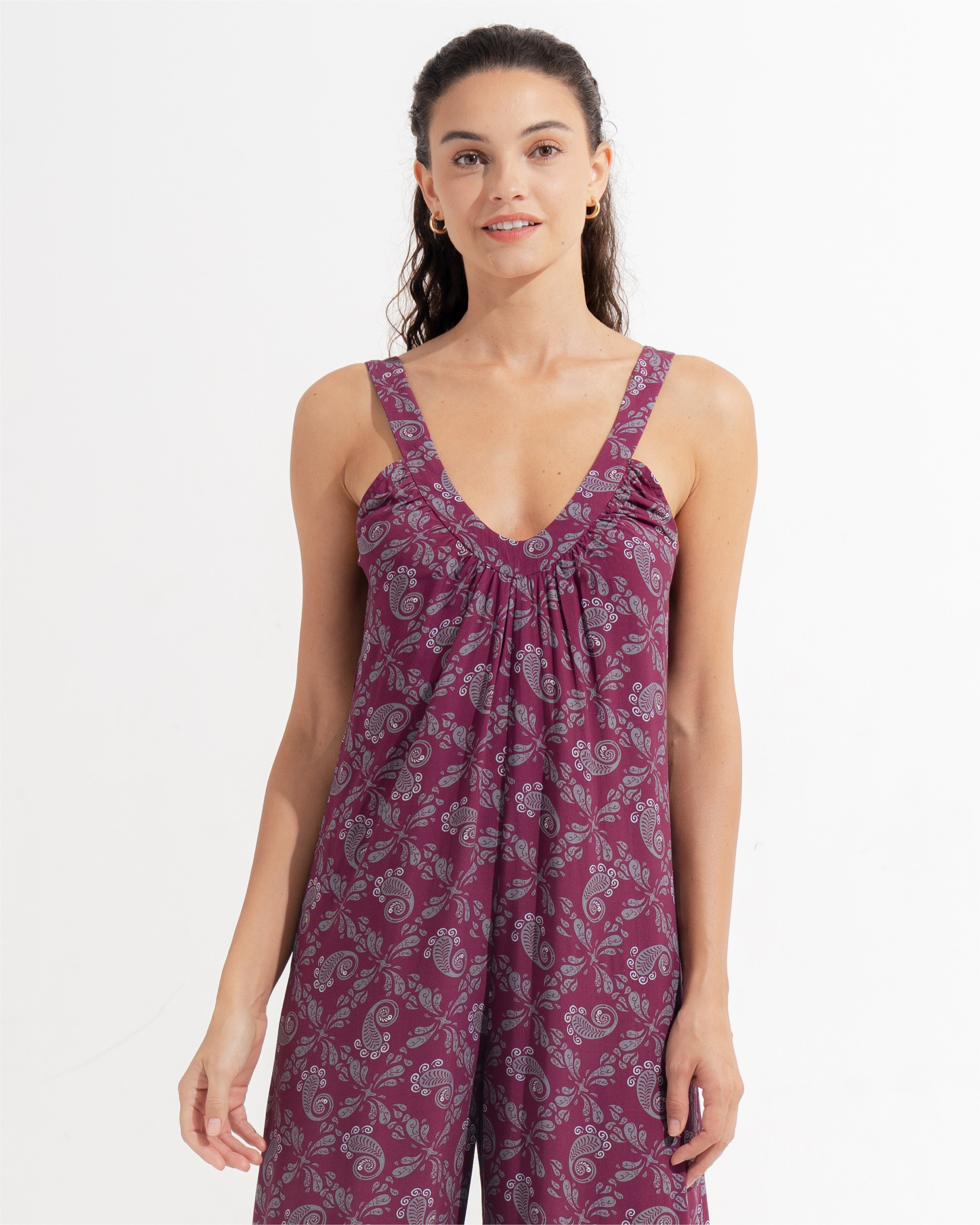 Parisa Jumpsuit Giselle Plum