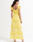 Paula Maxi Dress Lemon