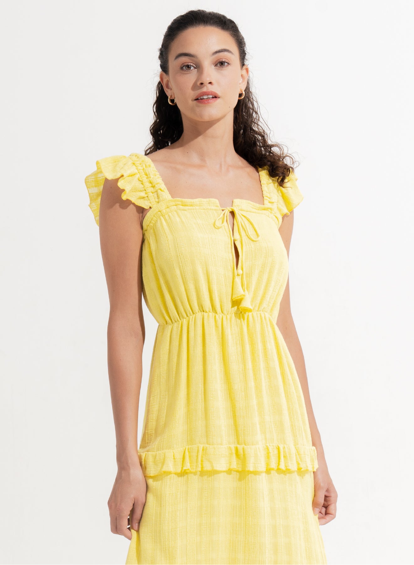 Paula Maxi Dress Lemon