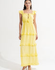 Paula Maxi Dress Lemon