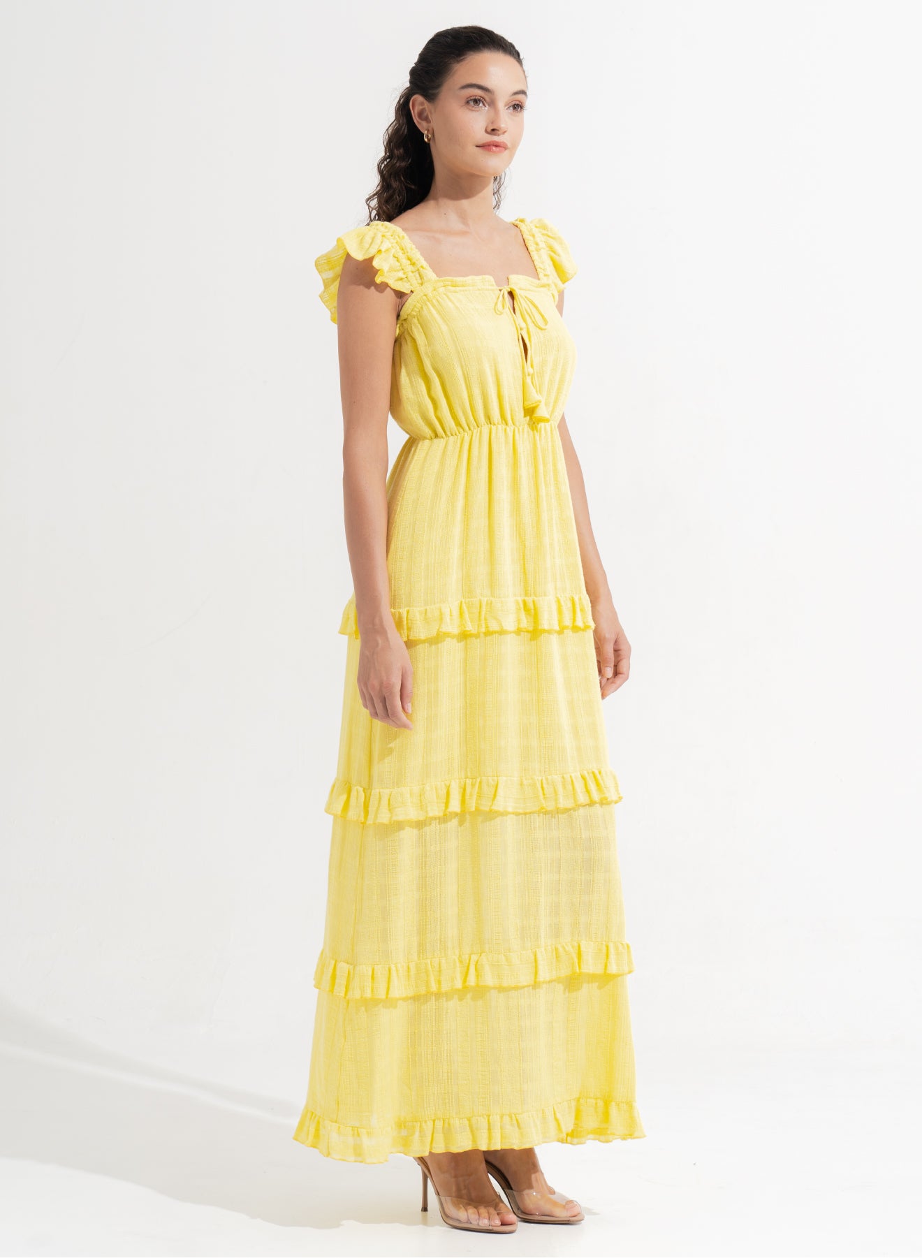 Paula Maxi Dress Lemon