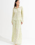 Phoebe Maxi Skirt Leia Matcha