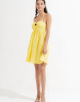 Salome Mini Dress Lemon