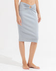 Talia Midi Skirt Ash