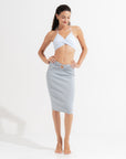 Talia Midi Skirt Ash