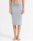 Talia Midi Skirt Ash