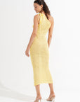 Elodie Midi Dress Lemon