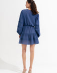 Faith Mini Dress Azure