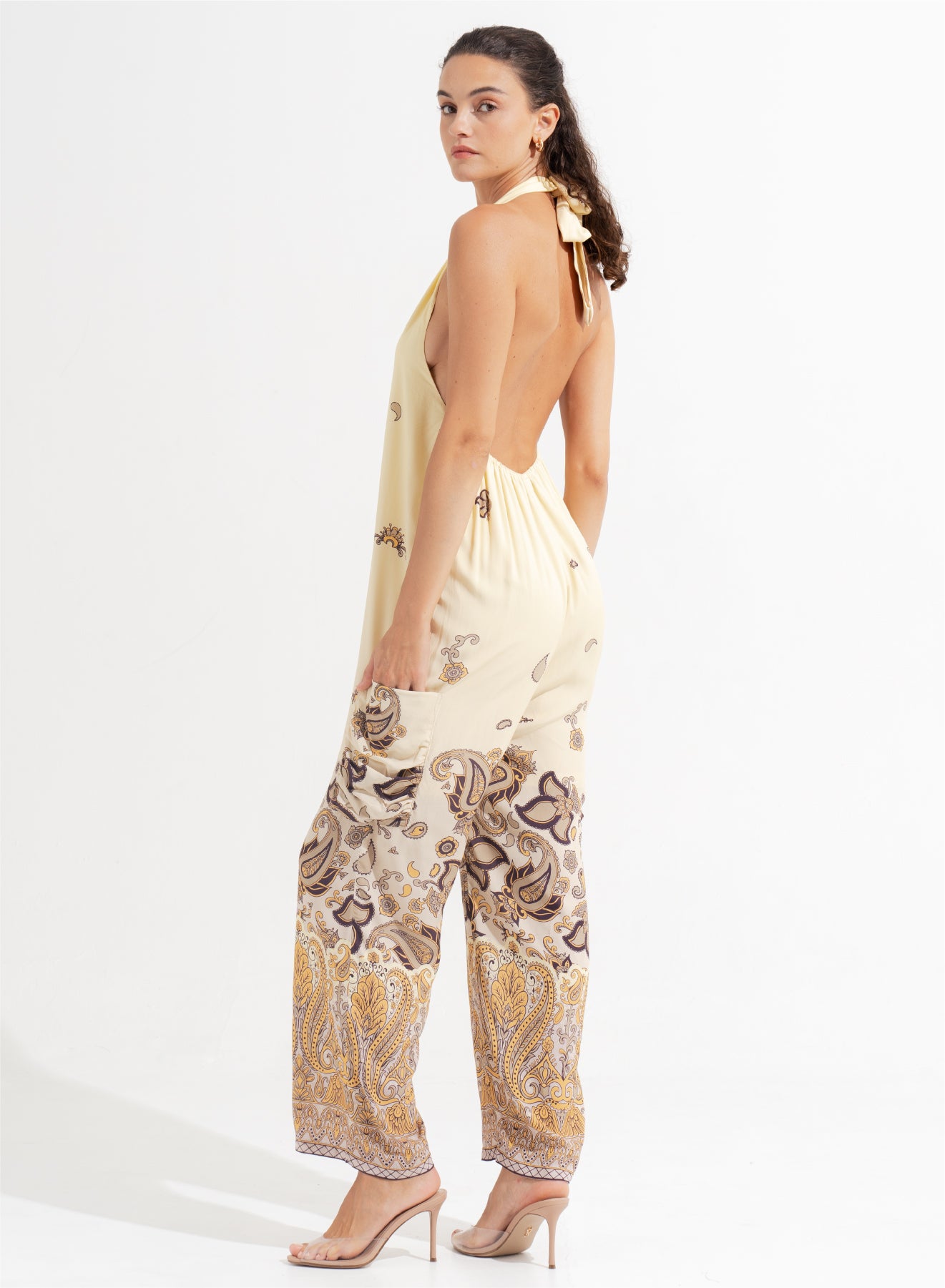 Javier Jumpsuit Clare Vanilla Custard