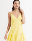 Ceres Mini Dress Lemon