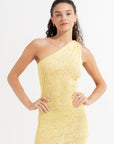 Elodie Midi Dress Lemon