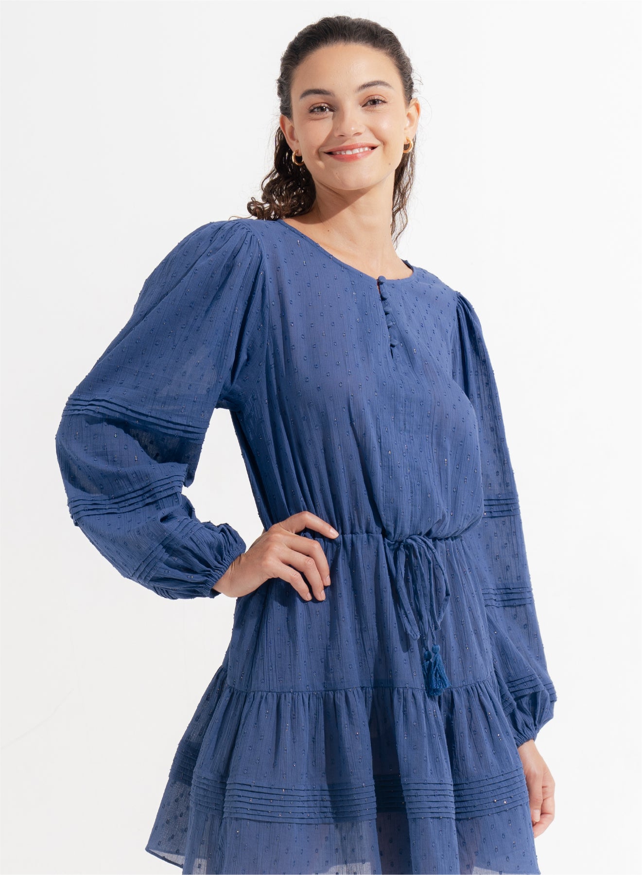 Faith Mini Dress Azure