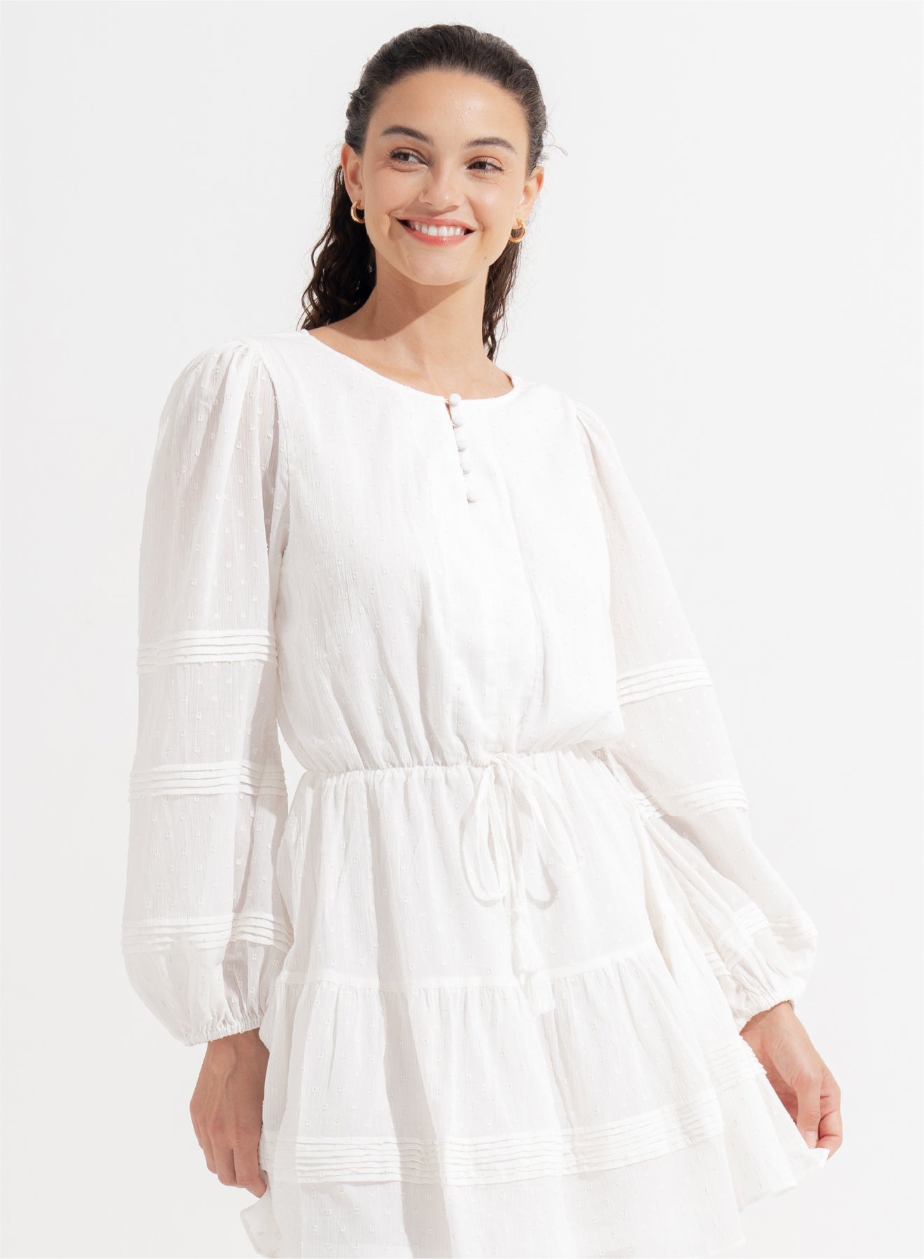 Faith Mini Dress White