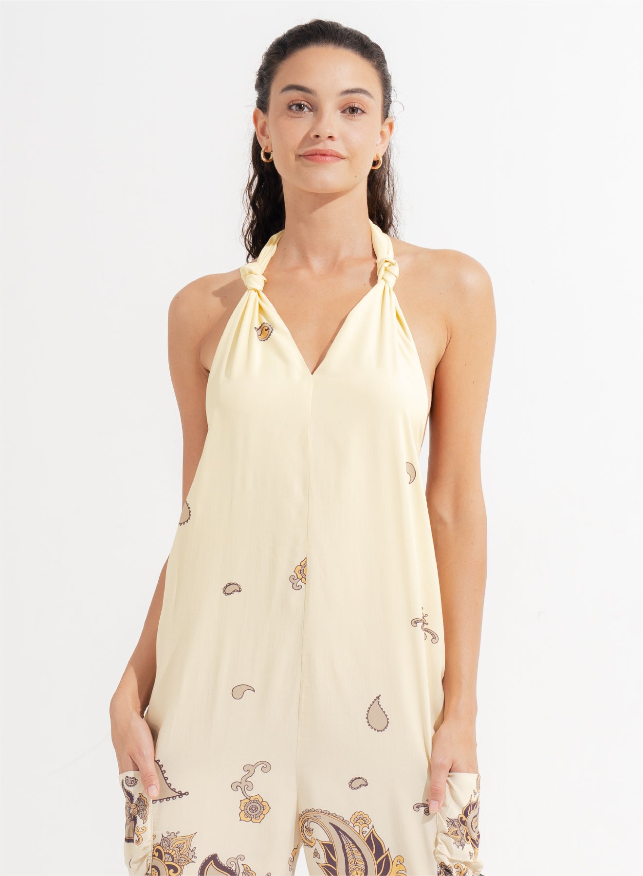 Javier Jumpsuit Clare Vanilla Custard