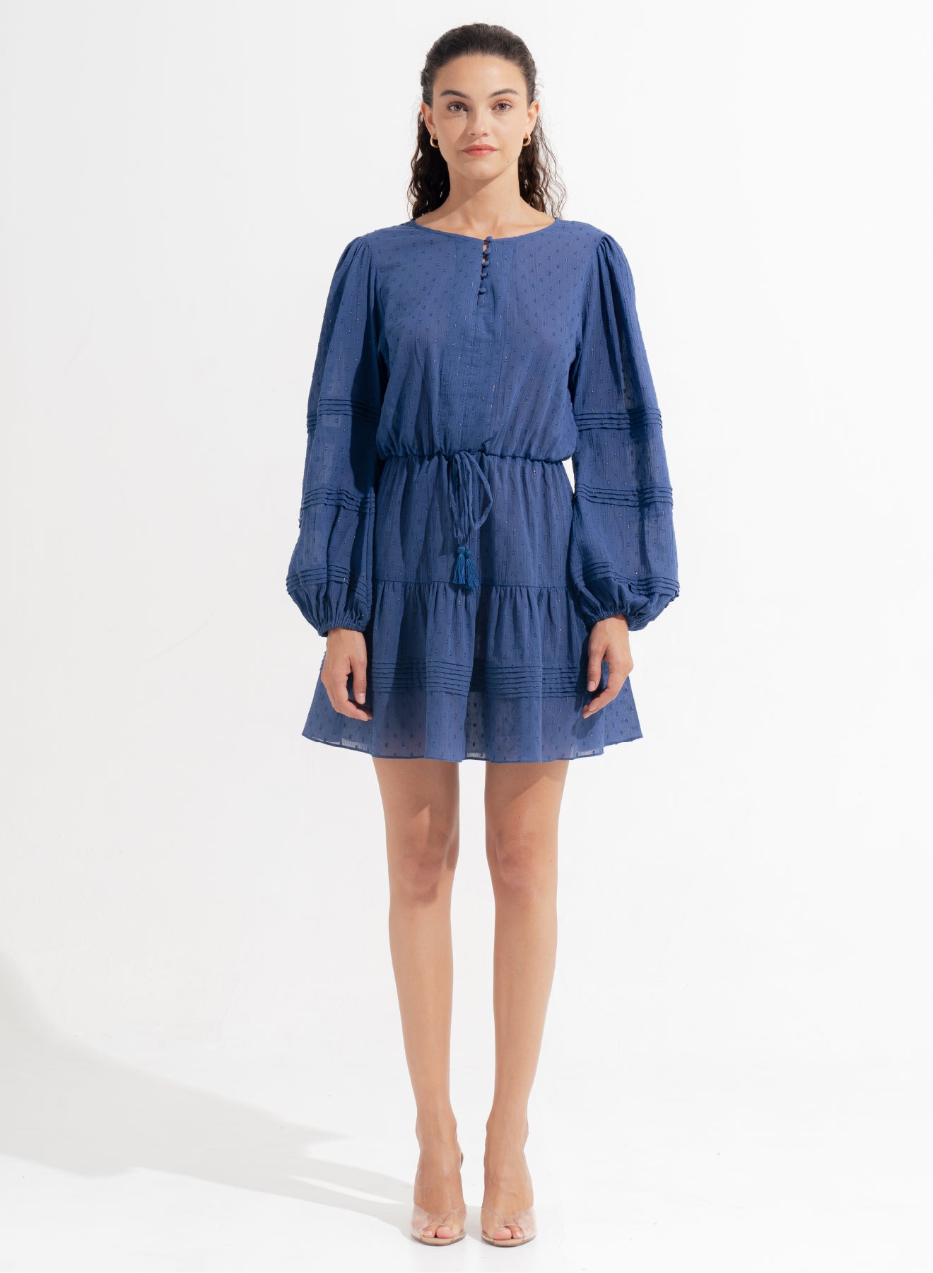 Faith Mini Dress Azure