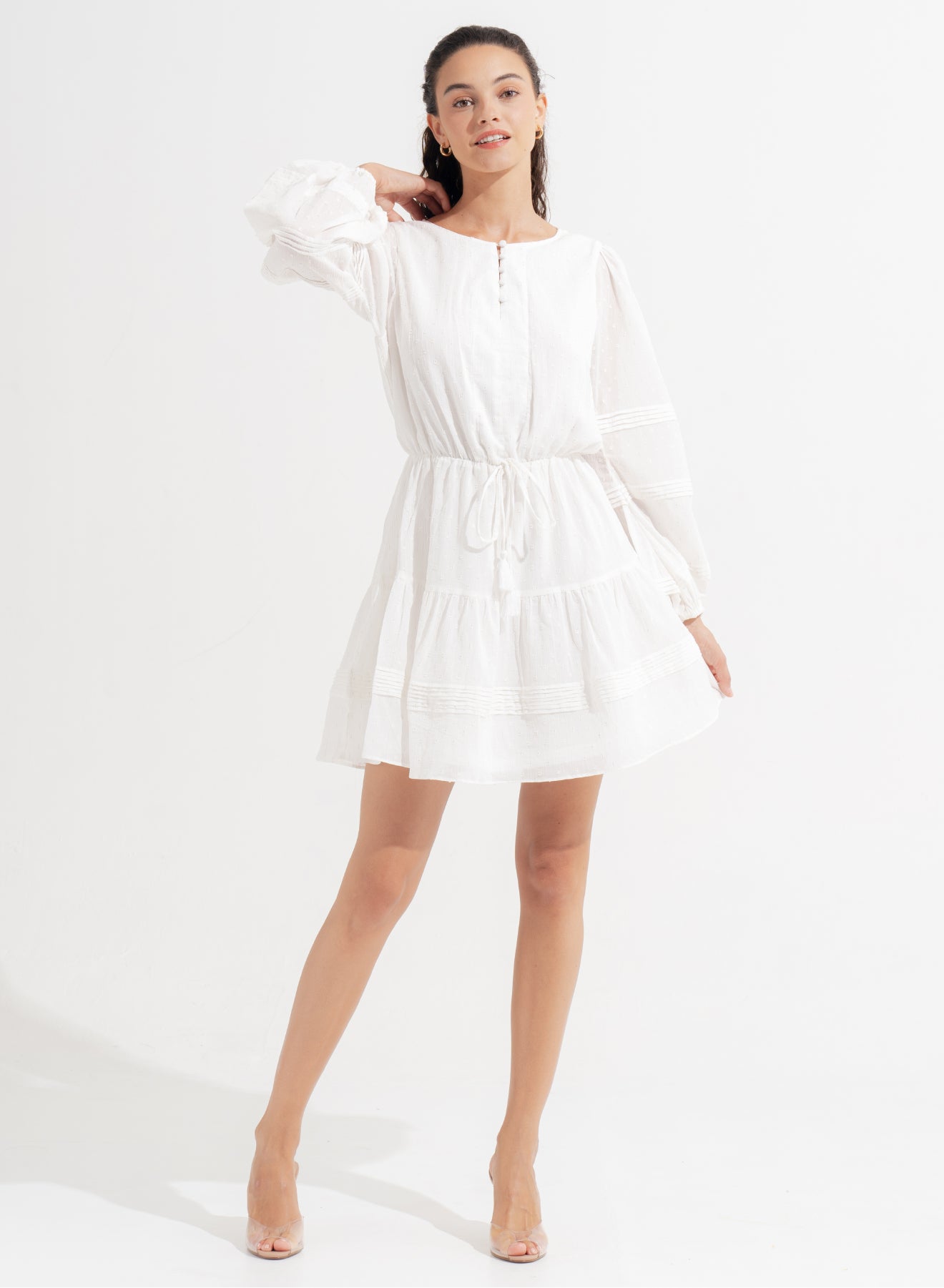 Faith Mini Dress White