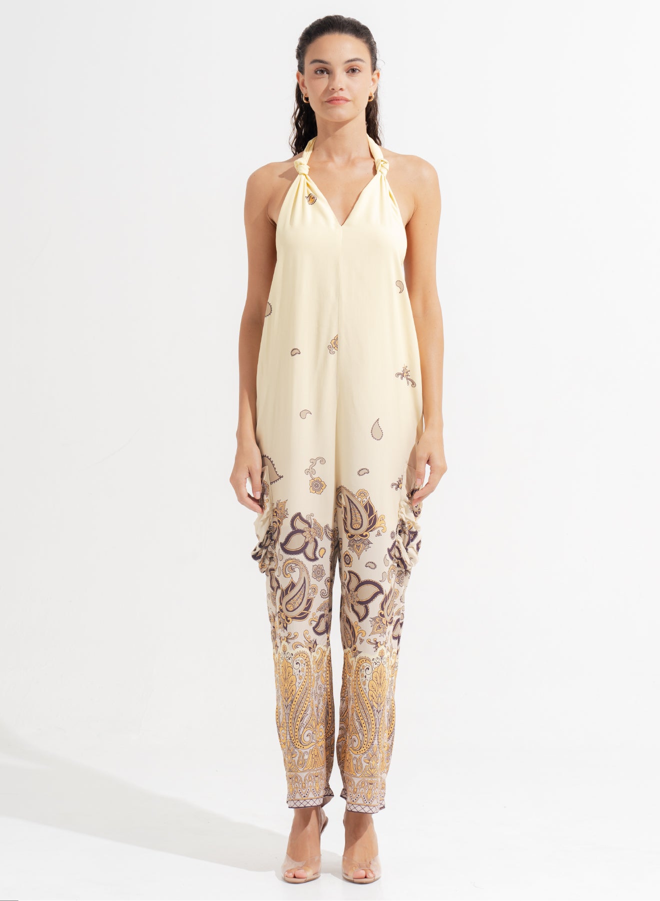 Javier Jumpsuit Clare Vanilla Custard