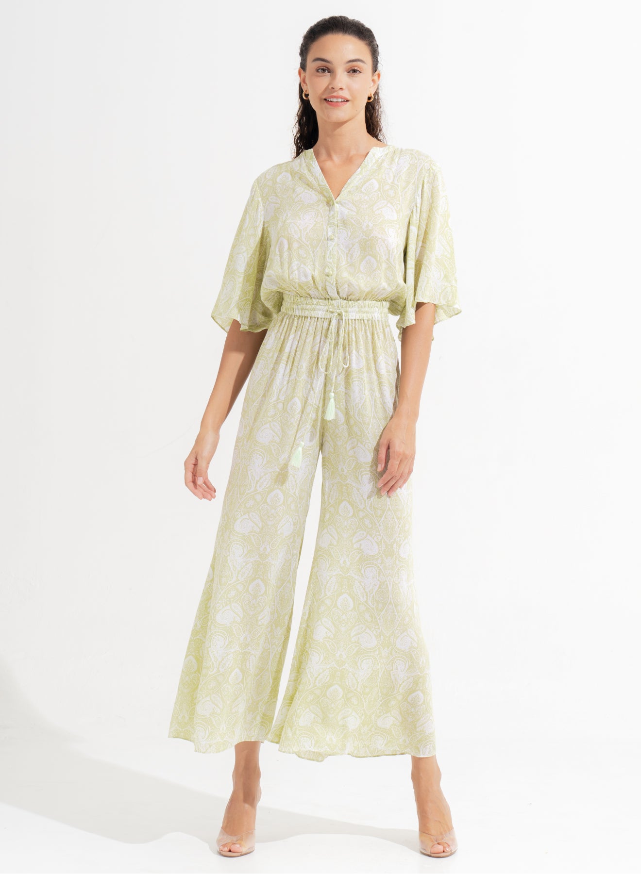 Lura Jumpsuit Leia Matcha