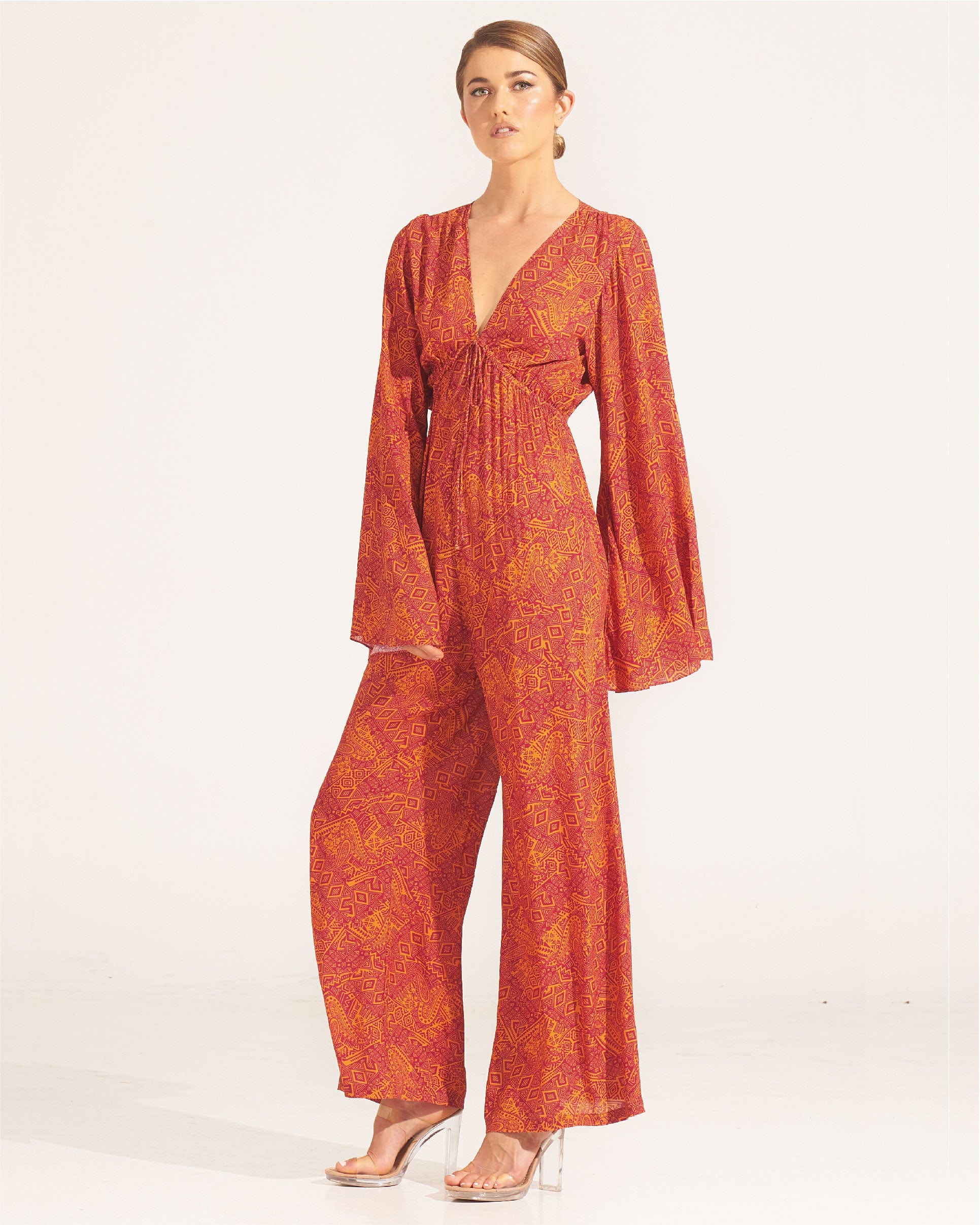 Morrato Bali Jumpsuit Naeema Jumpsuit Hesperia Persimmon