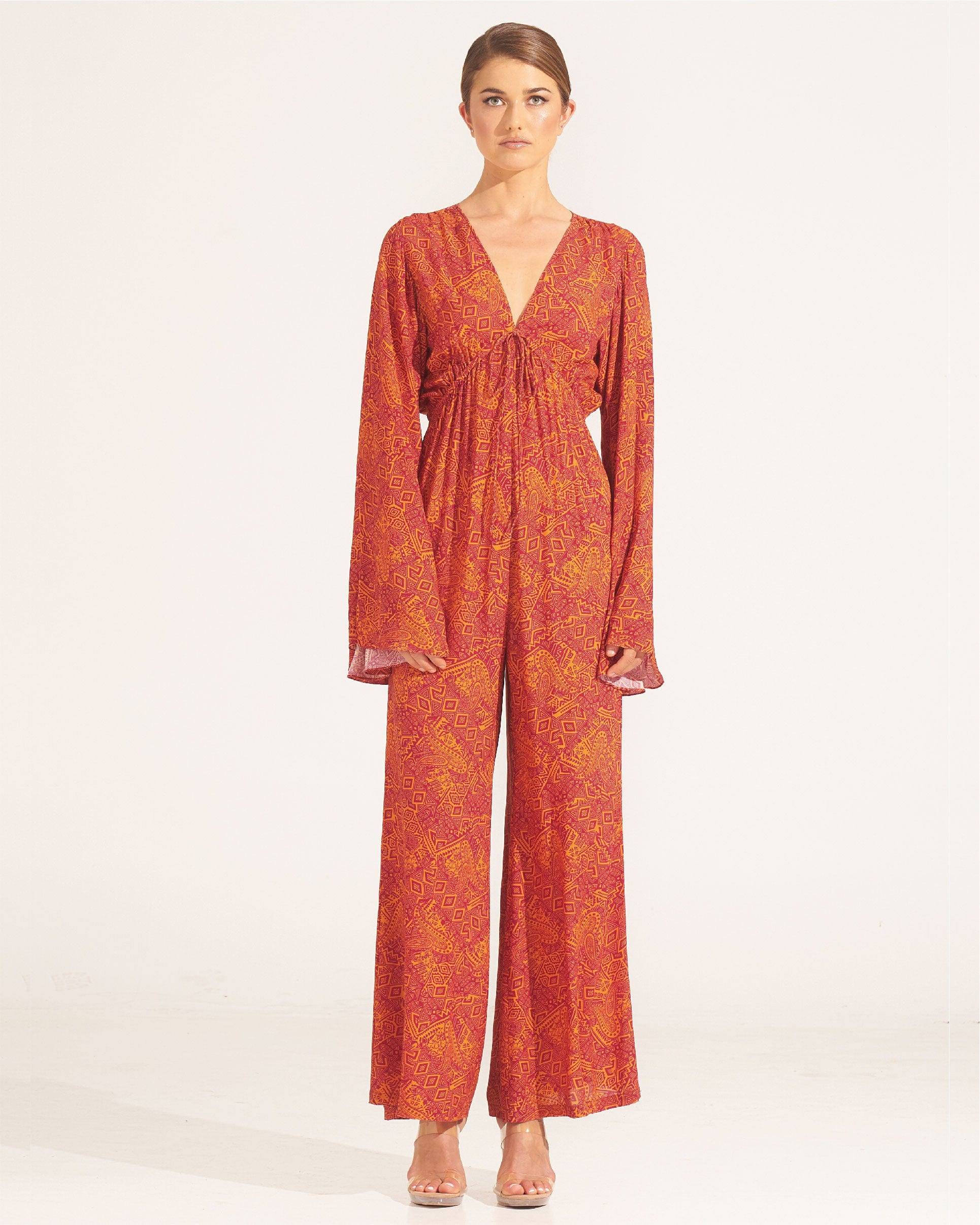 Morrato Bali Jumpsuit Naeema Jumpsuit Hesperia Persimmon