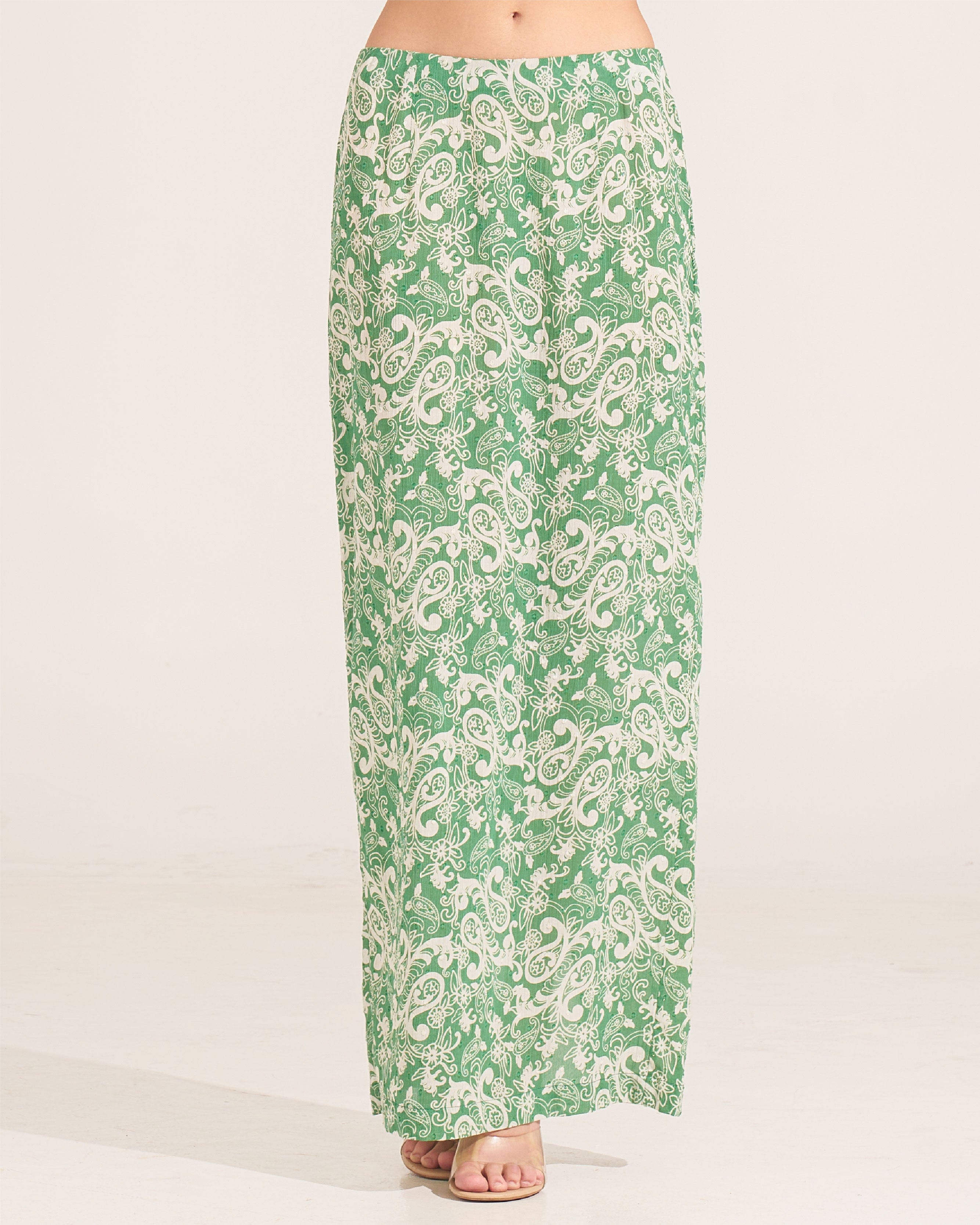 Morrato Bali Maxi Skirt Satyen Maxi Skirt Dakhla Akhdar