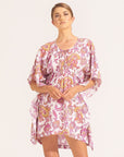 Morrato Bali Mini Dress Insha Kaftan Marudeva Moss