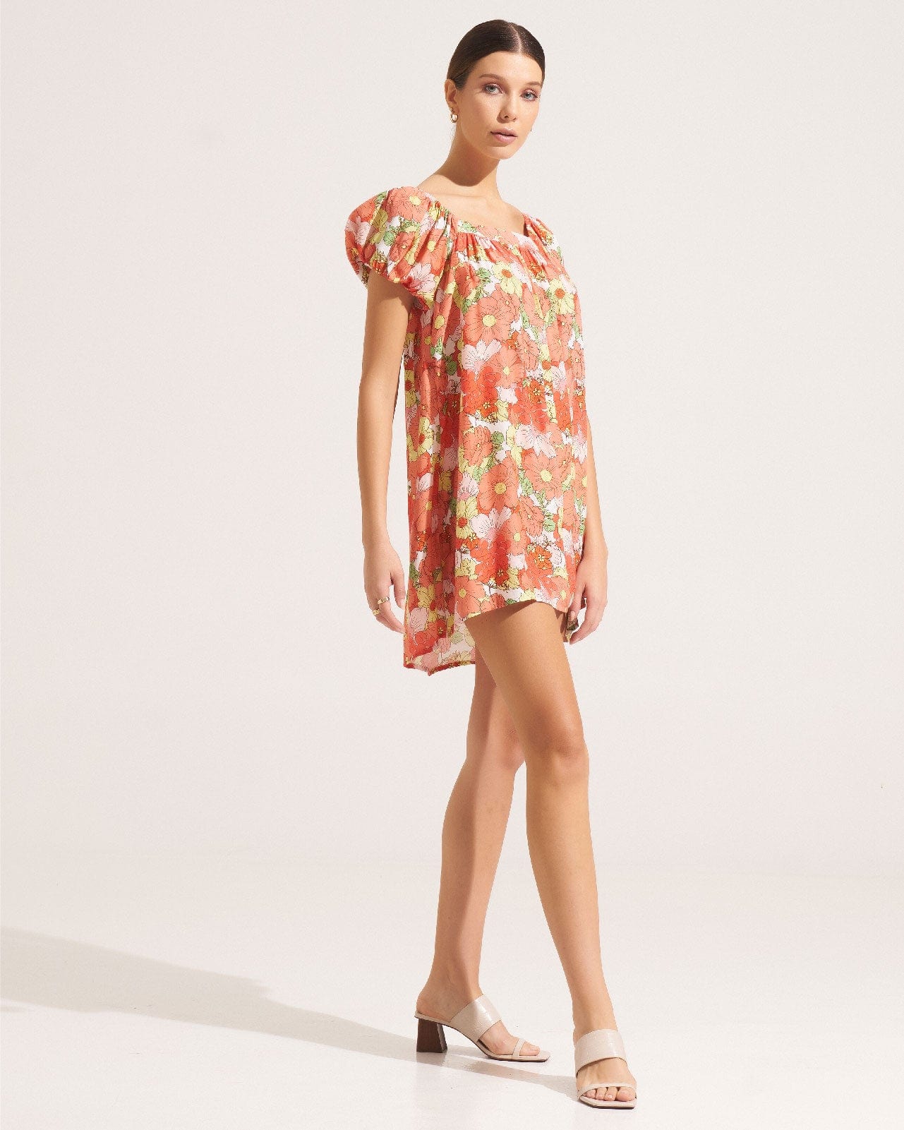 Morrato Bali Mini Dress Marguerite Mini Dress Roselle Grenadine