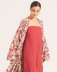 Morrato Bali One size Carson Robe Florentina Scarlet