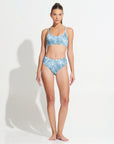 Morrato Bikini Bottom Athena Bikini Bottom Topographical Blue