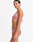 Morrato Bikini Bottom Claudia Bikini Bottom Topographical Red