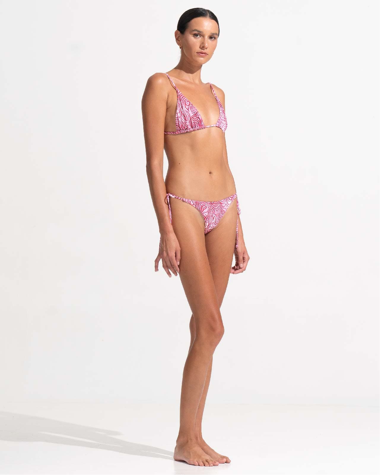 Morrato Bikini Top Claudia Bikini Top Topographical Red
