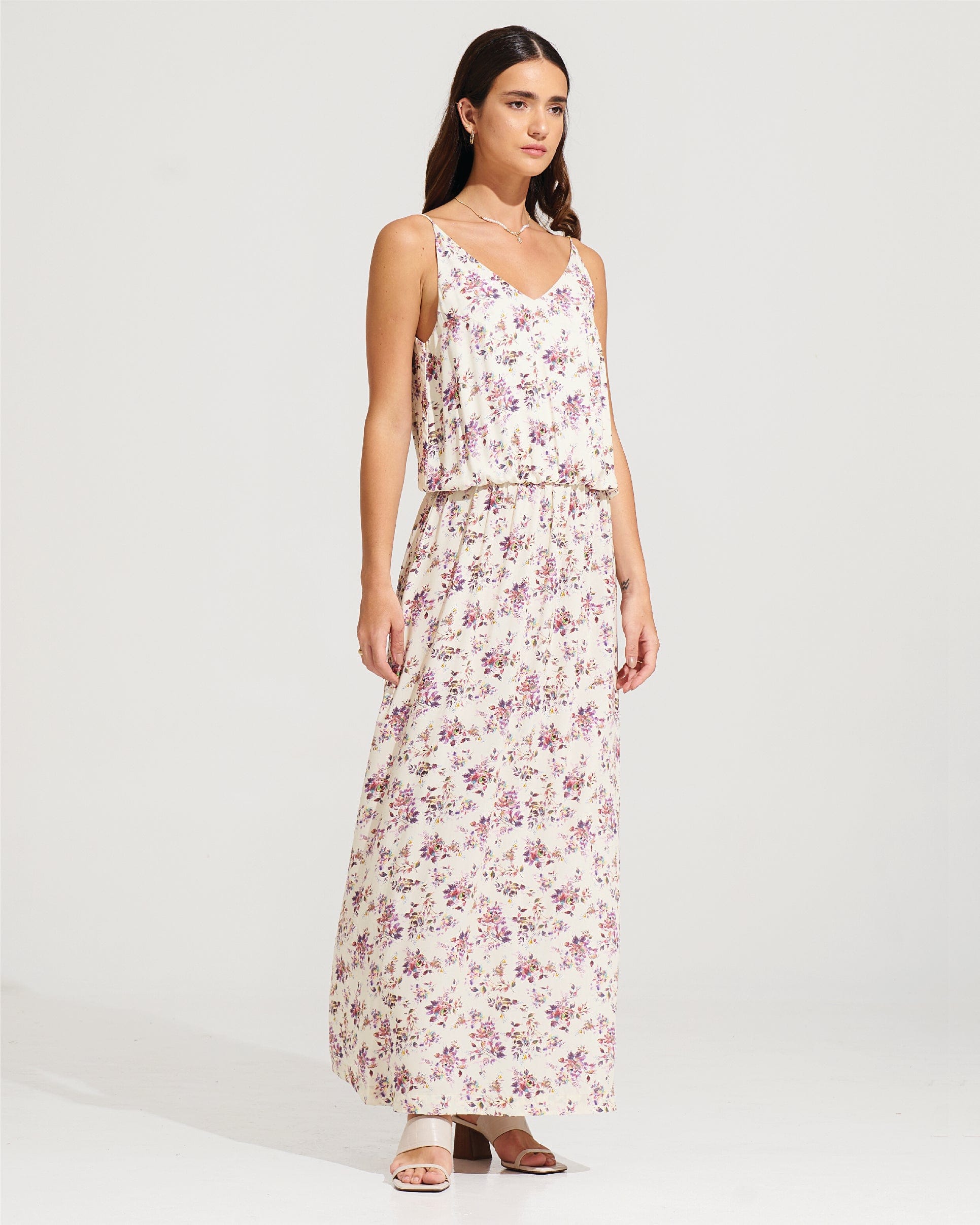 Morrato Maxi Dress Aiyana Sleeveless Dress Zinnia Lavender
