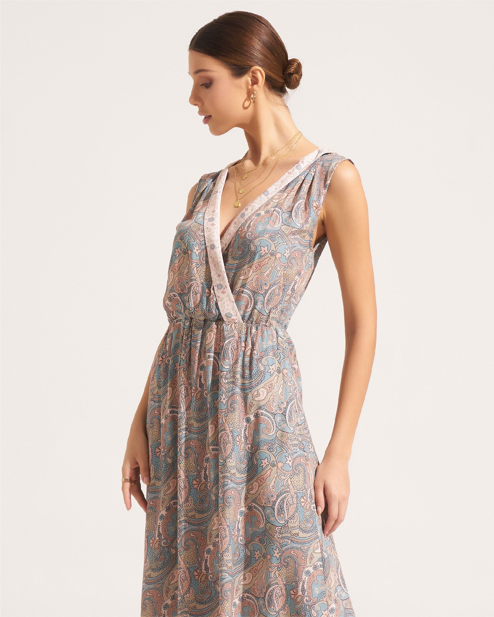 Morrato Maxi Dress Jewel Maxi Dress Daviana Cadet Blue